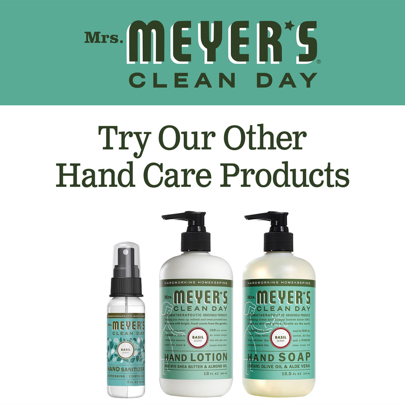 Mrs. Meyer's Clean Day Liquid Hand Soap, Basil Scent, 12.5 ounce bottle - Trustables