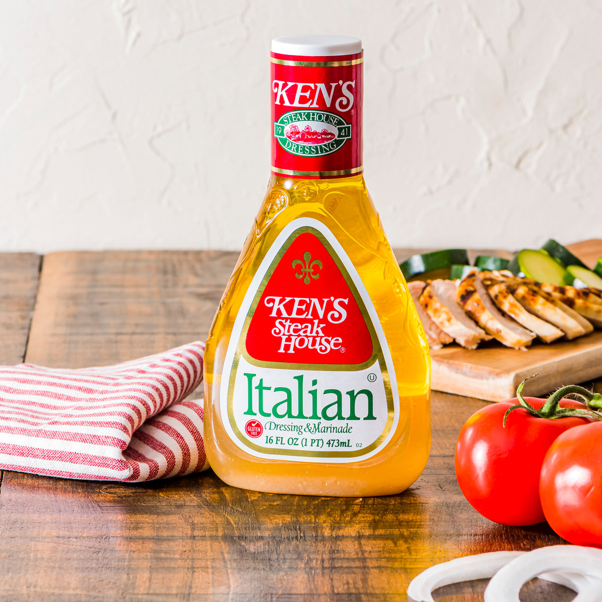 Ken's Steak House Italian Dressing & Marinade, 16 Ounce