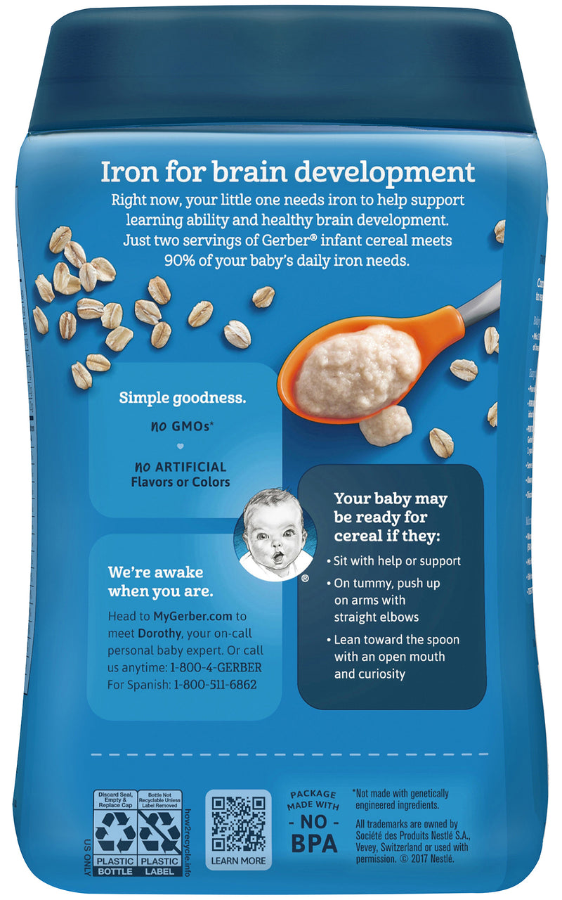 Single Grain Infant Rice Cereal for Babies