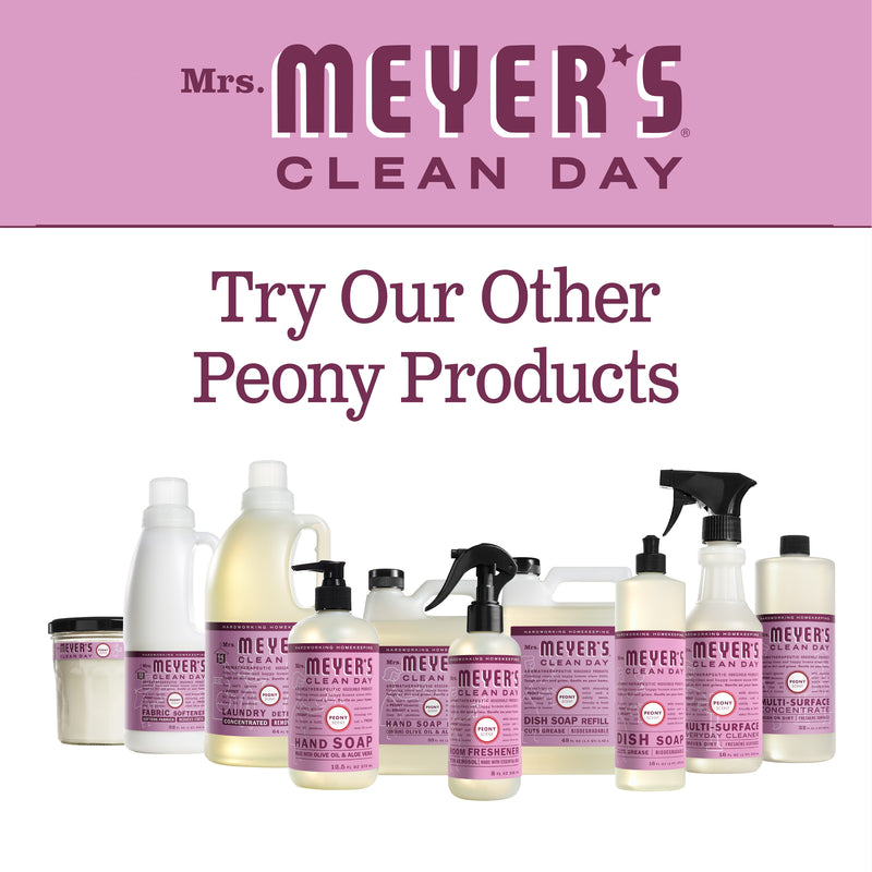 Mrs. Meyer's Clean Day Multi-Surface Everyday Cleaner, Peony Scent, 16 Ounce Bottle - Trustables