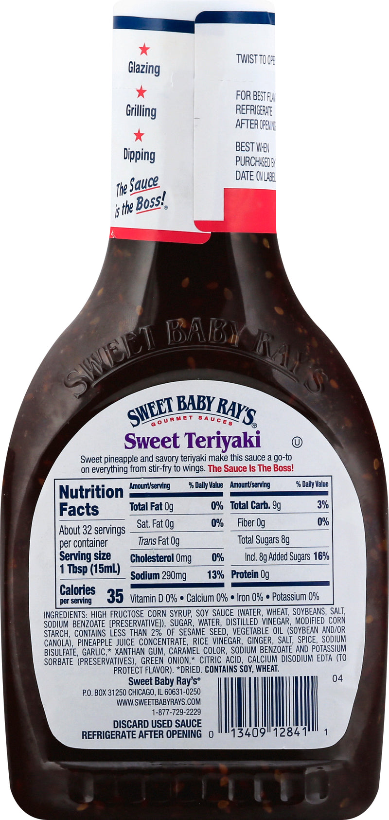 Sweet Baby Ray's Sweet Teriyaki Sauce and Marinade, 16 Ounce - Trustables