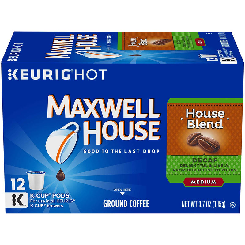 Maxwell House Cafe Collection Decaf House Blend K-Cups - Trustables