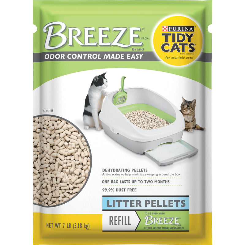 Tidy Cats Breeze Cat Litter Pellets 7 LB Refill Bags - Trustables
