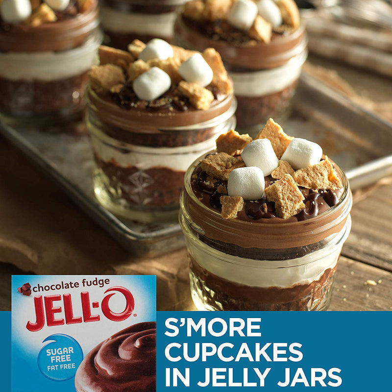Jell-O Sugar Free Chocolate Pudding, 1.4 OZ - Trustables
