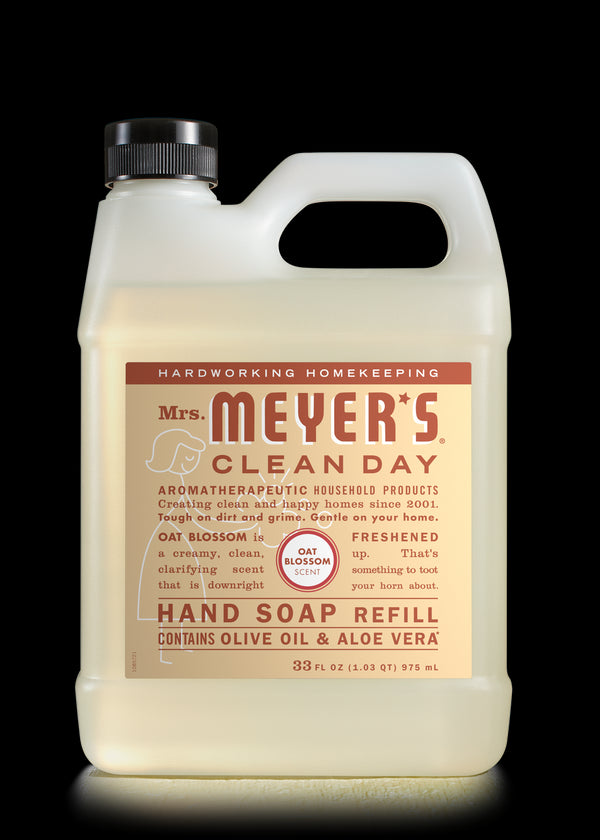 Mrs. Meyer's  Liquid Hand Soap Refill, Oat Blossom, 33 OZ - Trustables