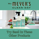 Mrs. Meyer's Clean Day Liquid Dish Soap Bottle, Basil Scent, 16 fl oz - Trustables