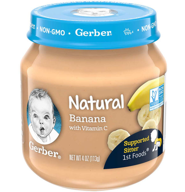Gerber 2nd Foods, Natural Banana, 4 OZ
