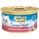 Purina Fancy Feast Creamy Delights Classic Salmon Feast With a Touch of Real Milk Wet Cat Food, 3 OZ - Trustables