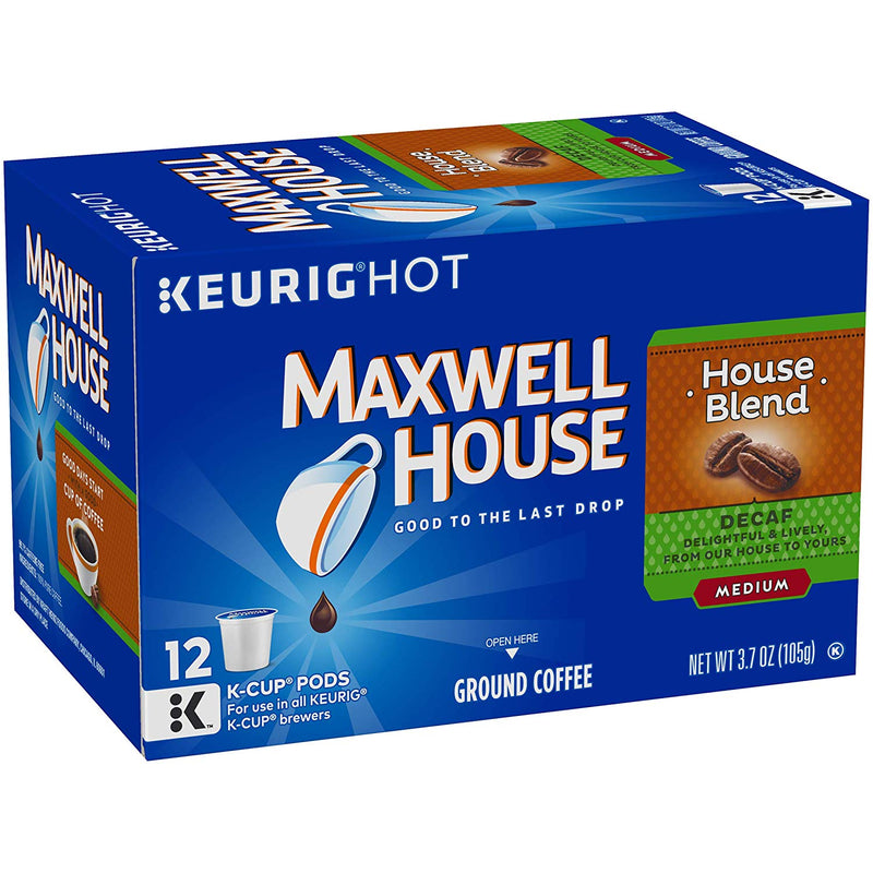 Maxwell House Cafe Collection Decaf House Blend K-Cups - Trustables