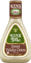 Ken's Steak House Sweet Vidalia Onion Dressing , 16 Ounce - Trustables