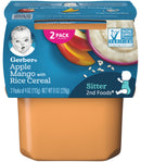 Gerber 2nd Foods Apple Mango with Rice Cereal, 8 oz - Trustables