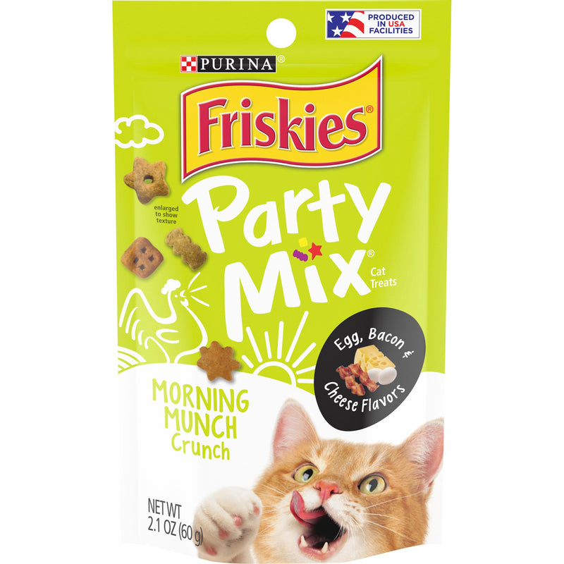 Friskies Party Mix Morning Munch Cat Treats, 2.1 OZ - Trustables