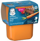 Gerber 2nd Foods Vegetable Beef, 8 oz