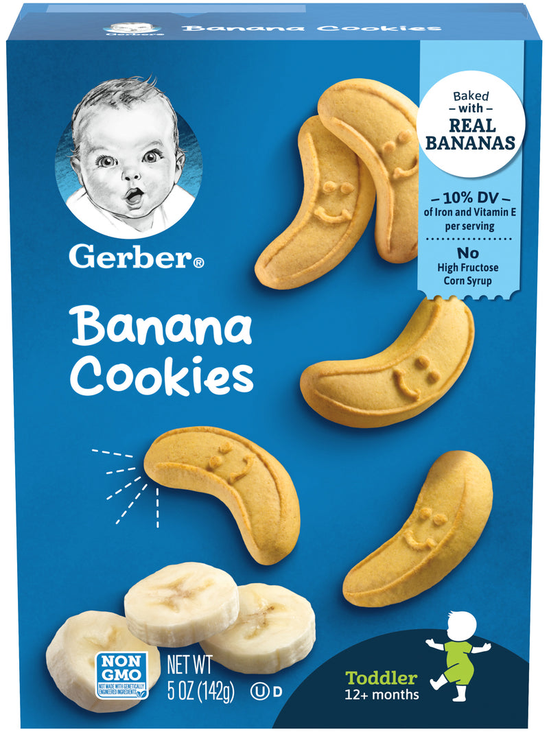 Gerber Banana Cookies, 5 OZ - Trustables