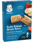 Gerber Fruit & Cereal Bars, Strawberry Banana, 5.5 OZ - Trustables
