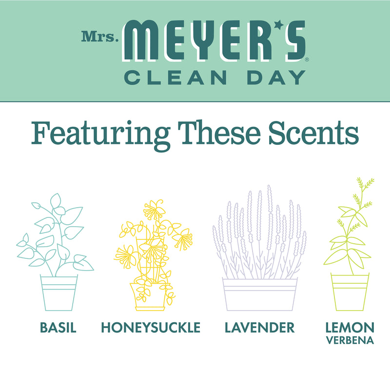 Mrs. Meyer's Clean Day Multi-Surface Everyday Cleaner Bottle, Mint Scent, 16 fl oz - Trustables