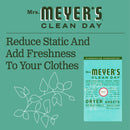 Mrs. Meyer's Clean Day Dryer Sheets, Basil Scent, 80 ct - Trustables