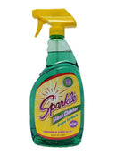 Sparkle Glass Cleaner, Green Formula, 33.8oz Trigger Bottle - Trustables