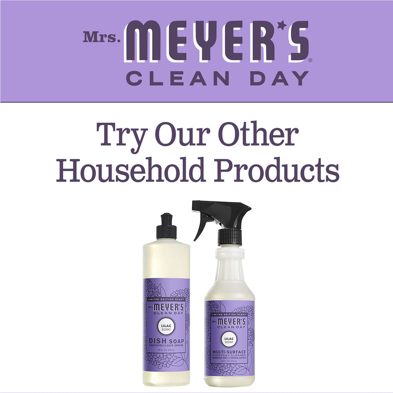 Mrs. Meyer's Clean Day Liquid Dish Soap Bottle, Lilac Scent, 16 fl oz - Trustables