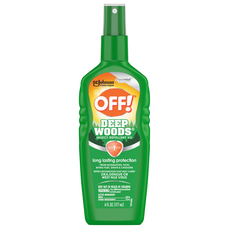 OFF! Deep Woods Insect Repellent VII, 6 fl oz, 1 ct - Trustables