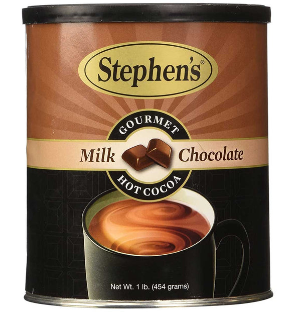 Stephen's Gourmet Milk Chocolate Hot Cocoa 16 OZ Can Mix - Trustables