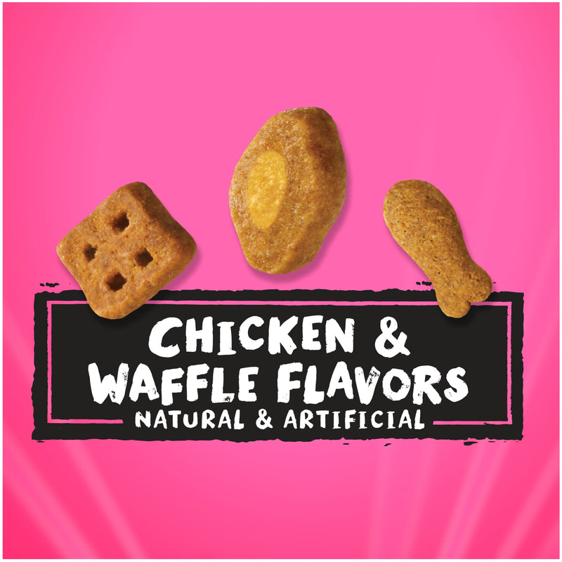 Friskies Party Mix Tender Crunchy Chicken & Waffles Cat Treats, 6 OZ - Trustables