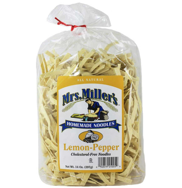 Mrs. Miller's Lemon Pepper Noodles, 14 OZ - Trustables