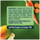 Gerber Organic Teethers Gentle Teething Wafers, Mango Banana Carrot, 1.7 OZ - Trustables