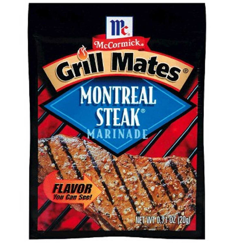 McCormick Grill Mates Montreal Steak Marinade, 0.71 OZ - Trustables