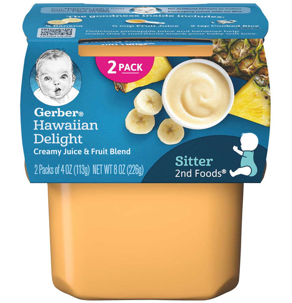 Gerber 2nd Foods Hawaiian Delight, 8 oz
