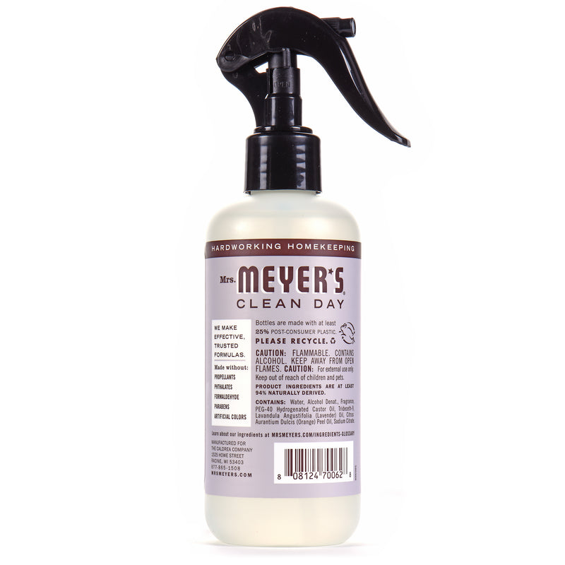 Mrs. Meyer's Clean Day Room Freshener Spray Bottle, Lavender Scent, 8 fl oz - Trustables