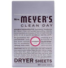 Mrs. Meyer's Clean Day Dryer Sheets, Lavender Scent, 80 ct - Trustables