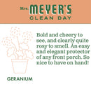 Mrs. Meyer's Clean Day Dish Soap, Geranium, 16 ounce bottle - Trustables