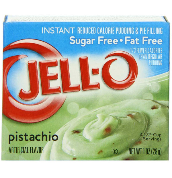 Jell-O Instant Pistachio Sugar Free Fat Free Pudding, 1 OZ - Trustables
