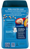 Gerber Baby Cereal, 2nd Foods, Probiotic Oatmeal Peach Apple, 8 OZ - Trustables