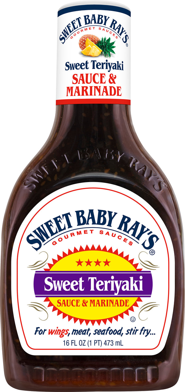 Sweet Baby Ray's Sweet Teriyaki Sauce and Marinade, 16 Ounce - Trustables