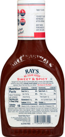 Sweet Baby Ray's No Sugar Added, Sweet & Spicy, 18.5 Ounce - Trustables