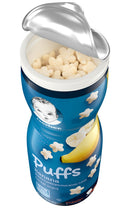 Gerber Puffs Variety Pack, 1 Banana, 1 Vanilla, 1 Blueberry, 3 CT - Trustables