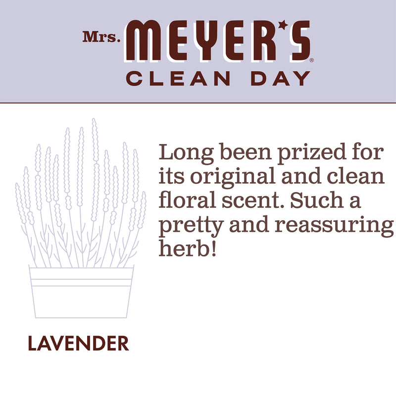 Mrs. Meyer's Clean Day Multi-Surface Everyday Cleaner Bottle, Lavender Scent, 16 fl oz - Trustables