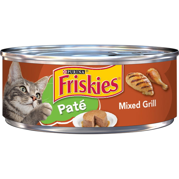 Friskies Pate Mixed Grill Adult Wet Cat Food, 5.5 OZ - Trustables