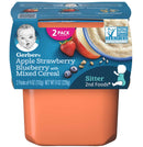 Gerber Baby Food, 2nd Foods, Apple Strawberry Blueberry with Mixed Cereal, 8 OZ - Trustables