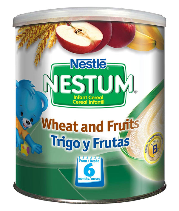 Nestle Nestum Infant Cereal, Wheat and Fruits, 9.5 OZ - Trustables