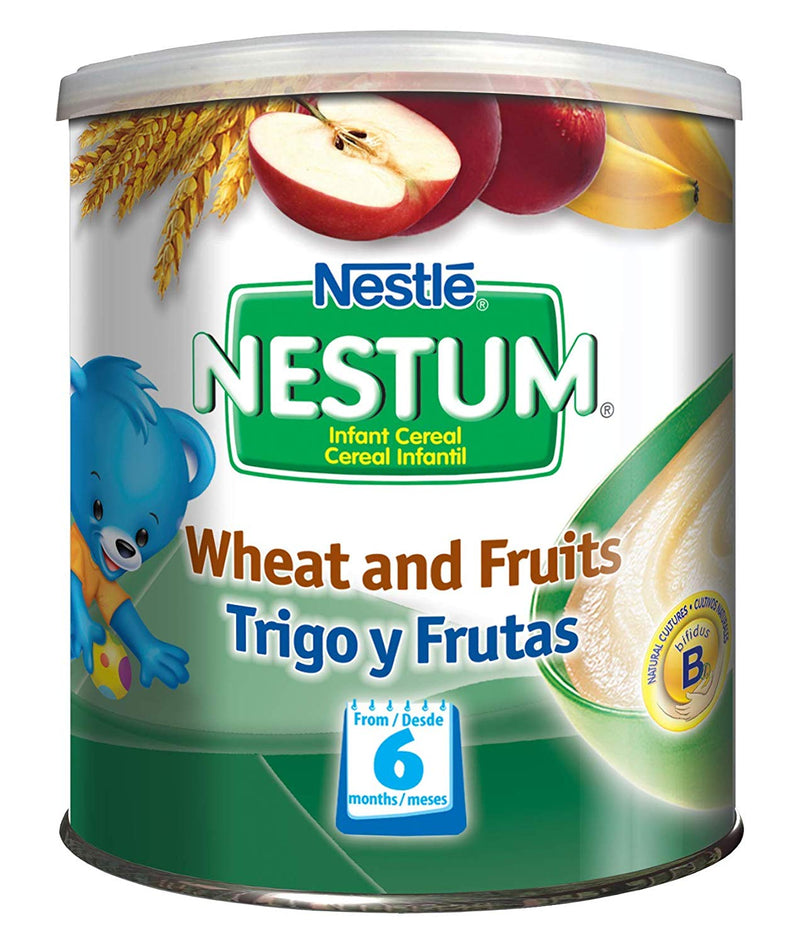 Nestle Nestum Infant Cereal, Wheat and Fruits, 9.5 OZ - Trustables