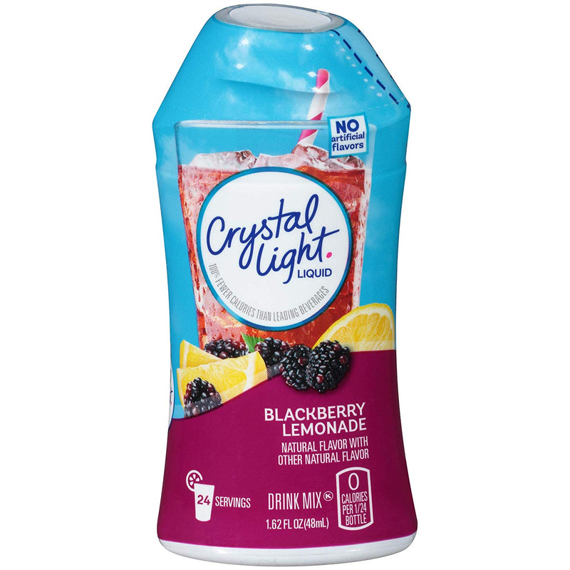 Crystal Light Liquid Blackberry Lemonade Water Enhancer, 1.62 OZ - Trustables