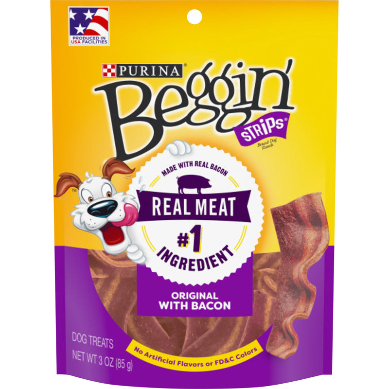 Beggin' Strips Bacon Flavor Dog Treats, 3 OZ - Trustables