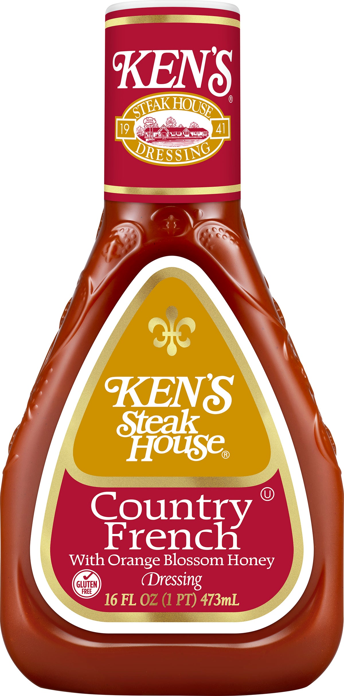 Ken's Steak House Country French Honey Dressing, 16 Ounce