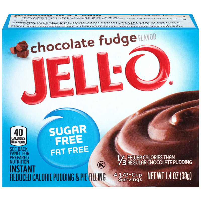 Jell-O Sugar Free Chocolate Pudding, 1.4 OZ - Trustables