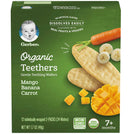 Gerber Organic Teethers Gentle Teething Wafers, Mango Banana Carrot, 1.7 OZ - Trustables