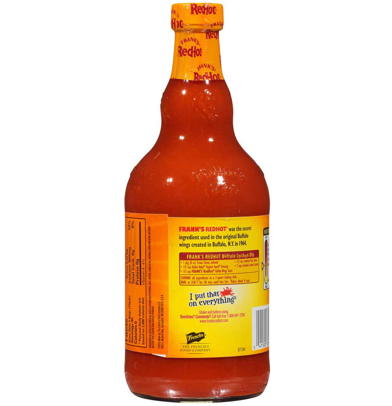 Frank's RedHot Buffalo Wing Sauce, 23 OZ - Trustables