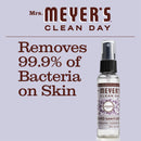 Mrs. Meyer's Clean Day Hand Sanitizer Bottle, Lavender Scent, 2 fl oz - Trustables